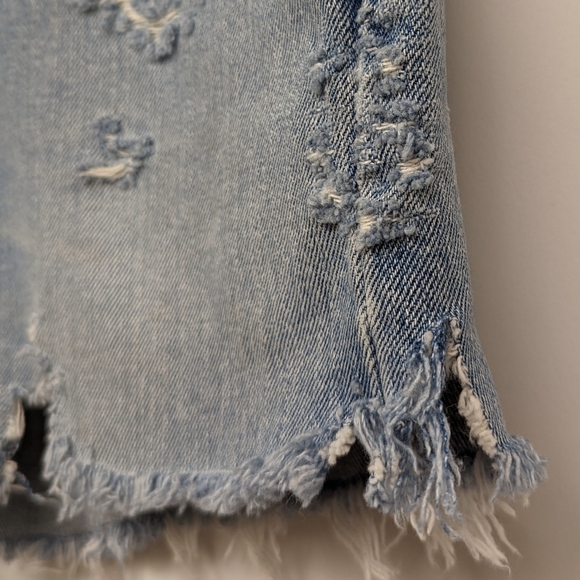 Vintage Levis Regular Fit 505 Distressed Cutoff Shorts High Waist Custom size 35 - Picture 6 of 15